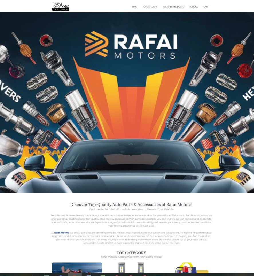 Auto Parts & Accessories | Rafai Motors