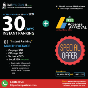 30 days instant ranking